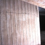 Vertical grooved on surface
